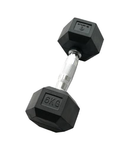 Slika Gantera hexagonala 6kg - Dumbbell 