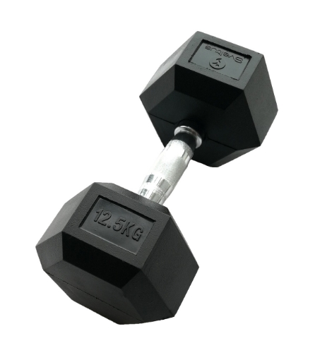 Slika Šesterokutna bučica 12.5 kg - Dumbbell