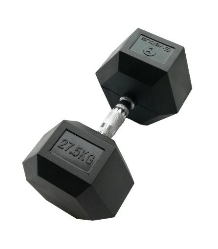 Slika Šesterokutna bučica 27.5 kg - Dumbbell