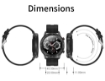 Slika Ceas Smartwatch Mx5 Negru