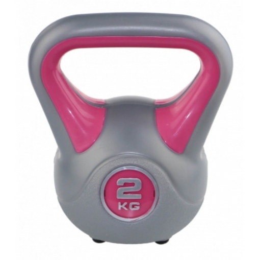 Slika KETTLEBELL FIT 2KG RUŽIČASTA- Sveltus