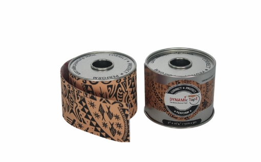 Slika DYNAMIC TAPE CRNA TETOVIRANJE 5 cm x 5 m