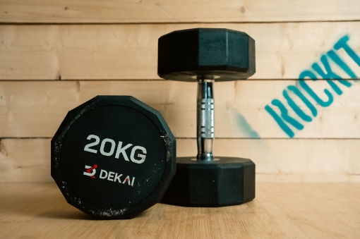 Slika Set 2 Gumene Bučice 20 kg - DEKAI