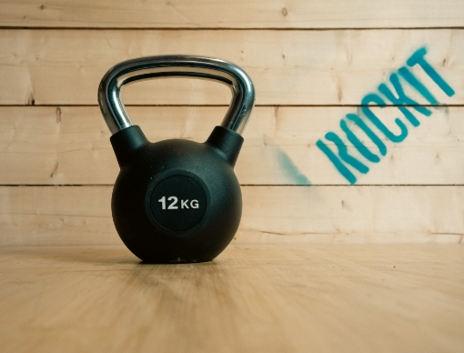 Slika Crni Kettlebell 12 kg