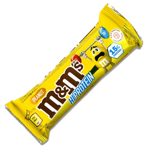 Slika M&M'S Protein Peanut Bar 52g - Kikiriki