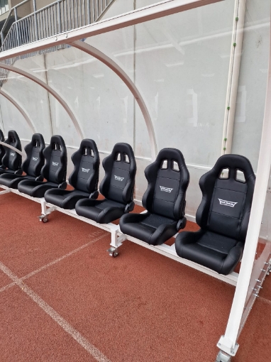Slika Aluminijske Klupe za Stadion