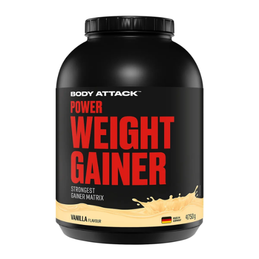 Slika Power Weight Gainer 4750g - Vanilija Body Attack