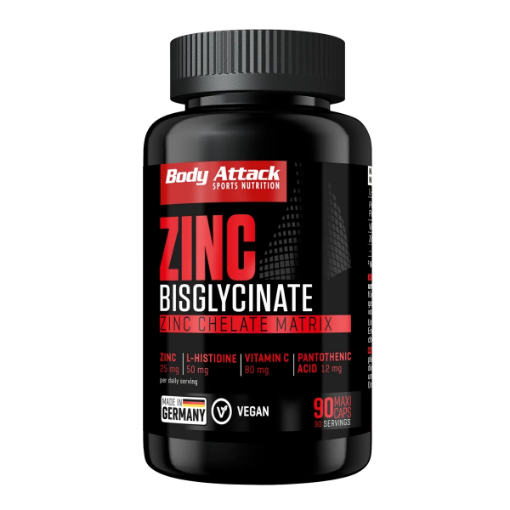 Slika Zinc Bisglycinate  (90 Caps) Body Attack