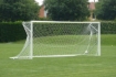 Slika Poarta Fotbal Aluminiu 7.32x2.44 m, cu cadru fix de sol