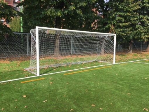 Slika Poarta Fotbal Aluminiu 6x2 m, certificata UNI-EN 748