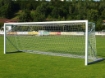 Slika Mobilni aluminijski nogometni gol 6 × 2 m — Sklopivi okvir s uključenom mrežom — VI 5911
