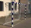 Slika Poarta handbal fixa 3x2m, aluminiu 80x80mm, cu socluri
