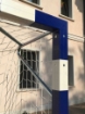 Slika Poarta handbal fixa 3x2m, aluminiu 80x80mm, cu socluri