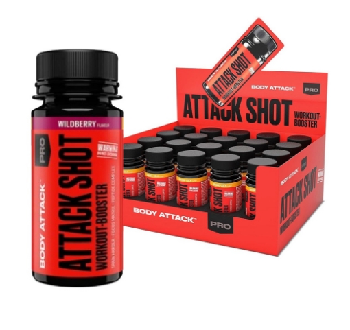Slika ATTACK SHOTS 20 x 60ml - Wildberry