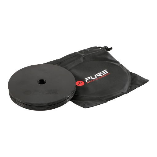 Slika SET 10 COPETE PLATE P2I NEGRU