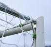 Slika Mobilni aluminijski nogometni gol 6 × 2 m — Ø80 mm s uključenom mrežom — VI 6033