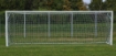 Slika Mobilni aluminijski nogometni gol 6 × 2 m — Ø80 mm s uključenom mrežom — VI 6033
