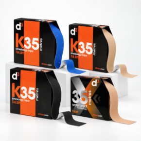 Slika za kategoriju d3Tape K35 / X35 – kineziološka traka 5 cm x 35 m